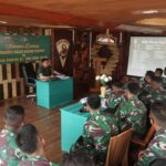 Waasops Kasad Kunjungi Satgas Pamtas RI-PNG Yonif 126/KC di Perbatasan Papua