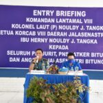 DANLANTAMAL VIII ENTRY BRIEFING PRAJURIT DAN PNS SATKER BITUNG