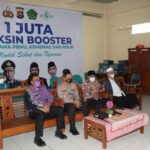 Polri, Kemenag, dan PBNU Kerja Sama Vaksinasi Booster 1 Juta Dosis, Kapolresta Tangerang Kawal Pelaksanaan di Ponpes Nur Antika