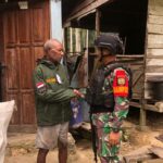 Anjangsana Prajurit Bima Sakti Ke Kp.Wambes dan menjaga kesatuan Papua.