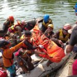 Tim SAR gabungan akhirnya menemukan korban yang tenggelam di Setu 7 Muara Pamulang.