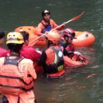 TIM SAR GABUNGAN TEMUKAN KORBAN TENGGELAM DI CURUG CIGAMEA DALAM KONDISI MENINGGAL DUNIA.