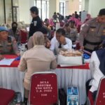 POLRES METRO TANGERANG KOTA CEK KESEHATAN ANGGOTA JELANG PENGAMANAN PEMILU 2024