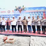 KAPOLRI LAKSANAKAN PELETAKAN BATU PERTAMA PEMBANGUNAN GEDUNG PUSDIKLAT SPSI DI KAWASAN JATILUHUR KAB.PURWAKARTA