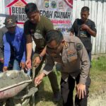 AKSI SOSIAL SATGAS MADAGO RAYA BANGUN RUMAH UNTUK WARGA SIGI YANG LUMPUH