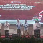 SANTUN TAPI TEGAS,PASANGAN NOMER 02 JADI SOROTAN DI DEBAT FINAL PILKADA DELI SERDANG