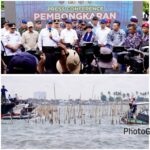 Menteri Nusron didampingi Direktur Jenderal Penanganan Sengketa dan Konflik Pertanahan, Iljas Tedjo Prijono dan Kepala Biro Hubungan Masyarakat.