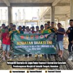 Peringati HUT Kostrad Ke-64,Satgas Pamtas Yomarmed 11 Kostrad Gelar Karya Bukti Pembangunan Masjid  di Sebatik Tengah,Nunukan.